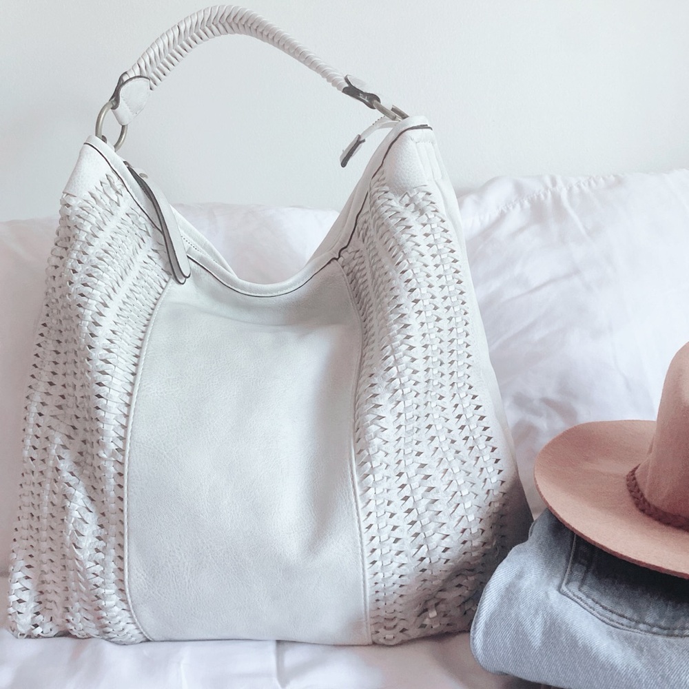 Moda Luxe VICI Voyager Woven Shoulder Bag
